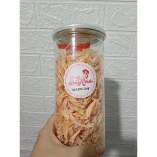 Mực xé sợi hấp nước dừa 300g-500g