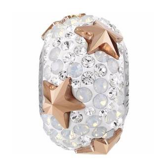 Charm pha lê Swarovski tròn gắn ngôi sao