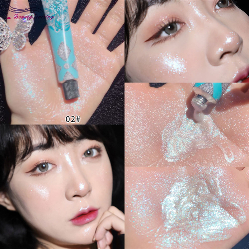 (hàng Mới Về) Kem Bắt Sáng Dạng Lỏng Chống Thấm Nước Màu Vàng Đồng Sáng Bóng | BigBuy360 - bigbuy360.vn