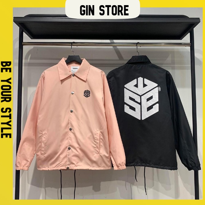 Áo khoác dù swe phong cách unisex - kèm ảnh thật (gin store)
