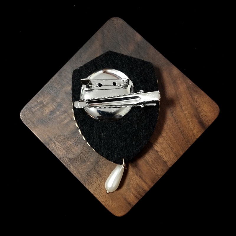 Ghim cài áo đính nơ / đính đá phong cách vintage nhiều mẫu tùy chọn dành cho nữ