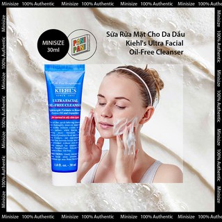 Sữa rửa mặt ultra facial oil-free cleanser 30ml