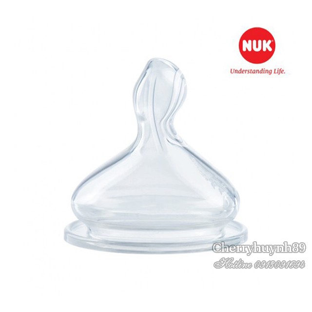 Bộ 2 núm ti NUK Premium Choice+ Silicone