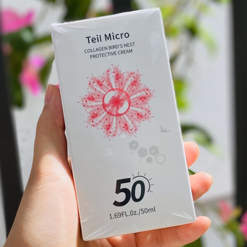 Kem chống nắng Collagen Yến Teil Micro trắng da không nhờn