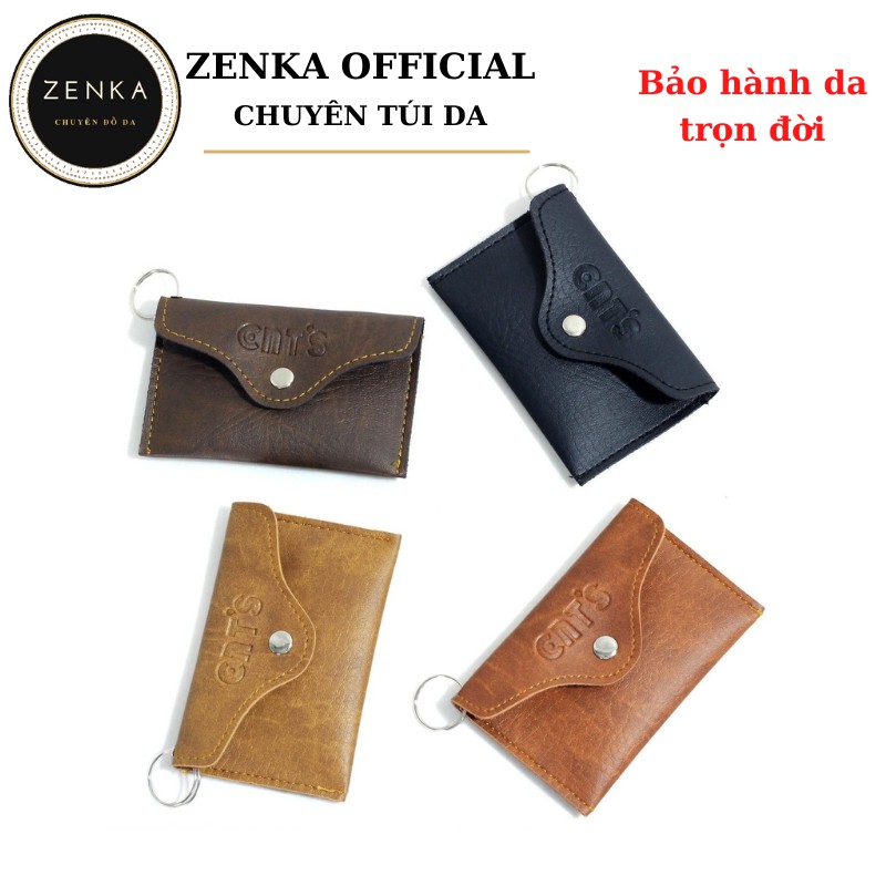 Ví đựng thẻ Zenka đựng card, tiền lẻ, vé gửi xe, làm móc khóa rất tiện dụng và đẹp mắt