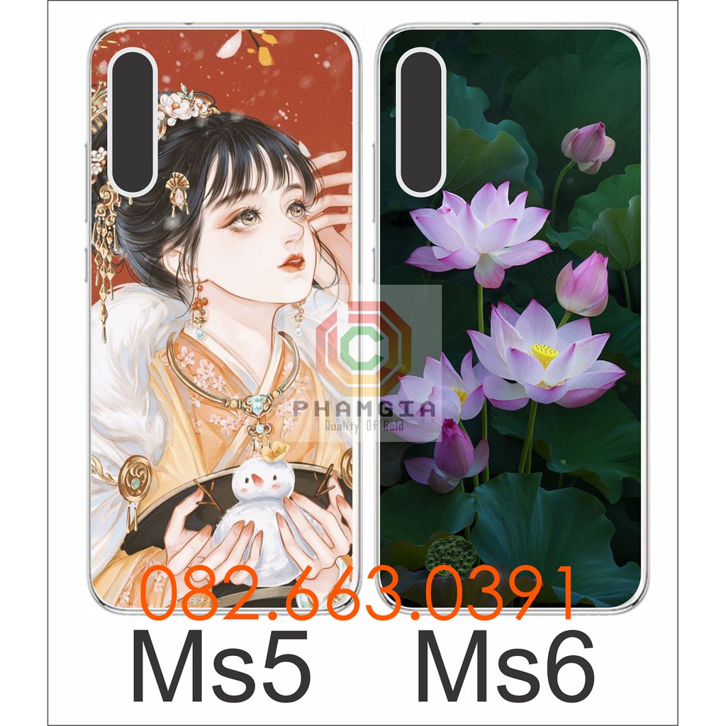 Ốp lưng Xiaomi Mi A3 dẻo, có viền bảo vệ cam in hinh nhiều mẫu đẹp