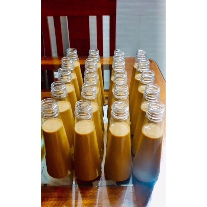 50 chai nhựa tam giác chai tháp 330ml chai nhựa pet đựng nước sát khuẩn, dung dịch cồn
