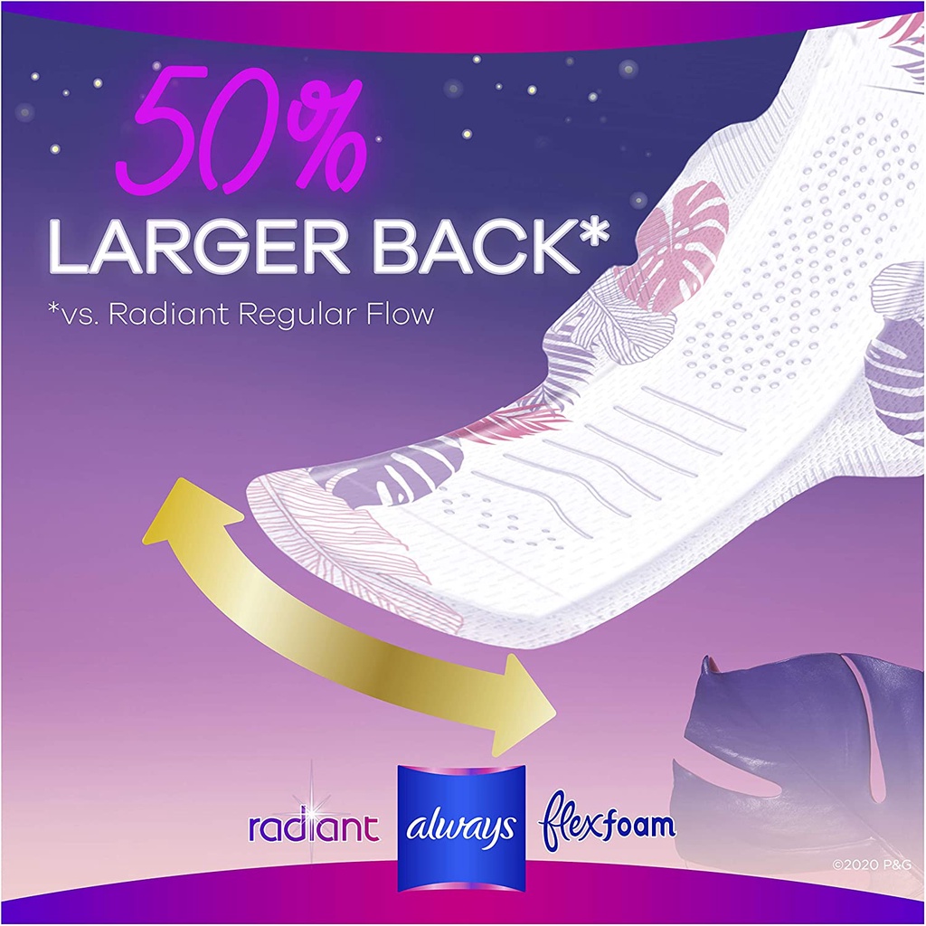 Băng vệ sinh có cánh ALWAYS Radiant Flexfoam