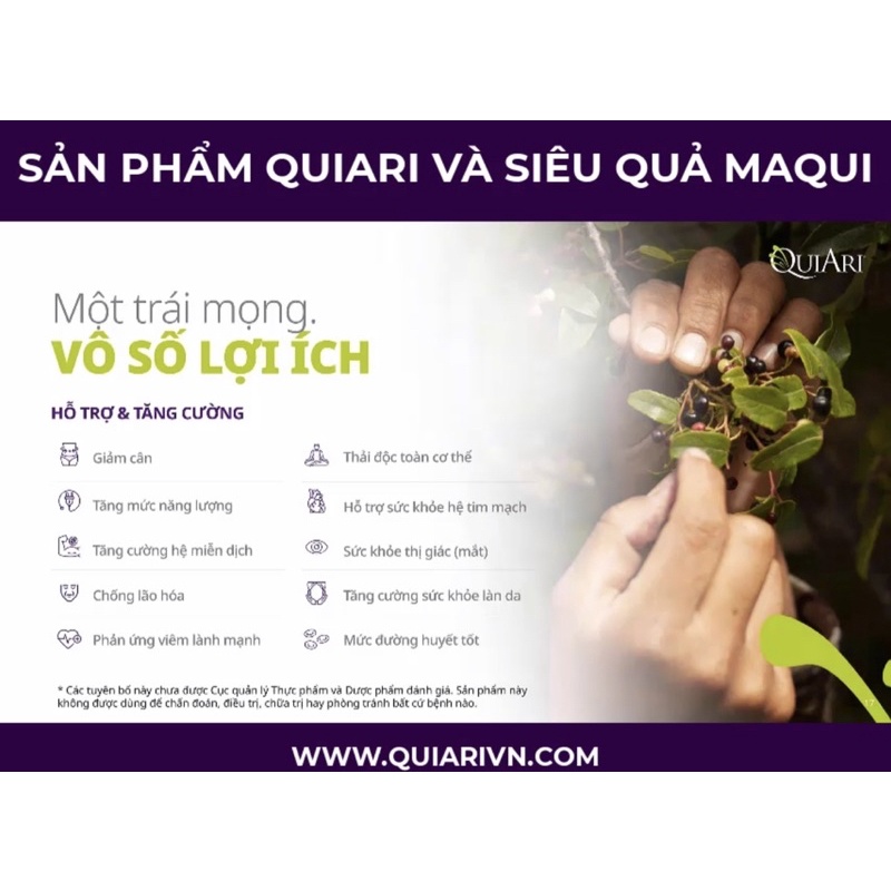 Compo QuiAri GIẢM CÂN, GIẢM MỠ an toàn,hồi phục SỨC KHOẺ từ Mỹ