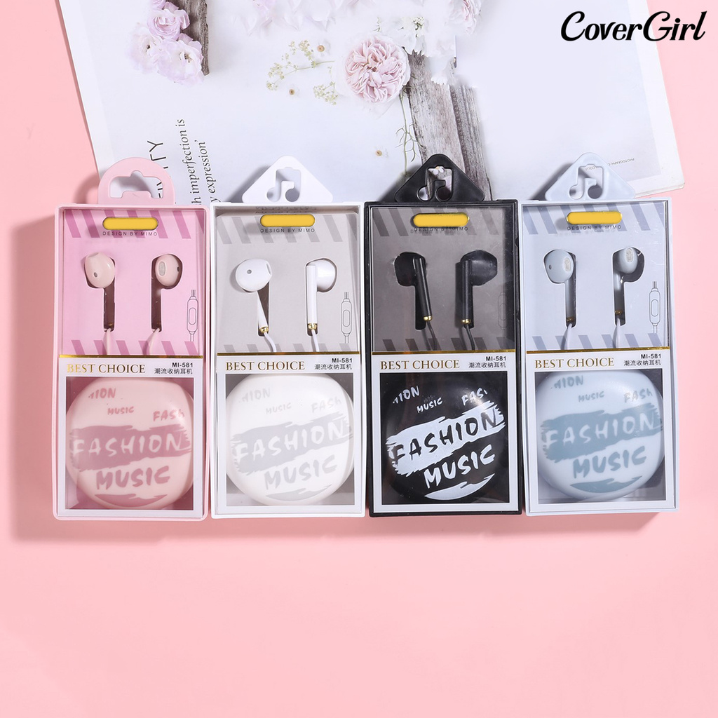 Tai Nghe Nhét Tai Có Dây Kèm Hộp Đựng Họa Tiết Graffiti Thời Trang | BigBuy360 - bigbuy360.vn