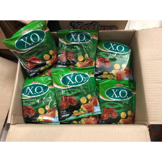 Combo 10 Gói Kẹo XO Thái Lan Hương Trà Chanh 110gr