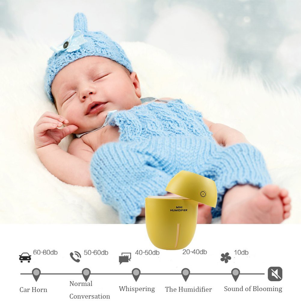 Máy xông tinh dầu cao cấp kiêm đèn ngủ Lemon Humidifer - Màu ngẫu nhiên