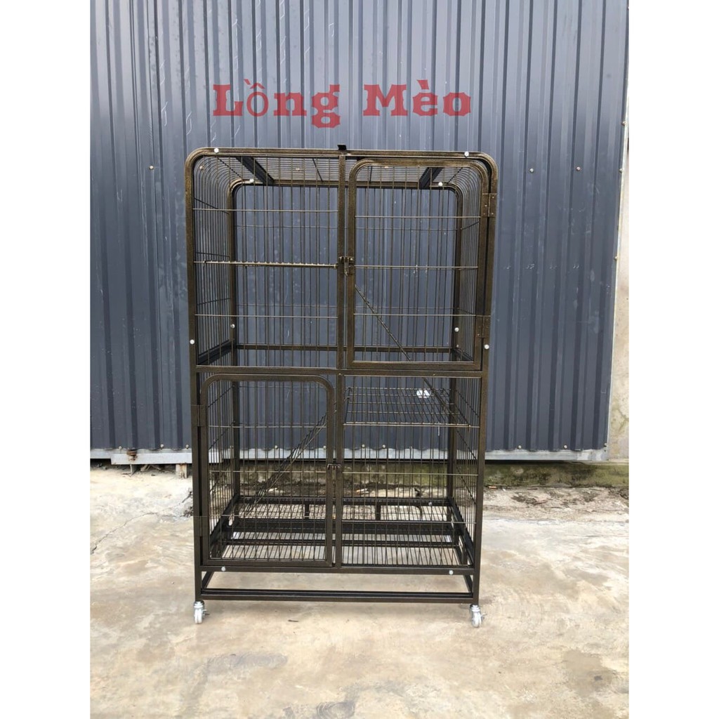 Lồng mèo 3 tầng kích thước 76x53x126 cm