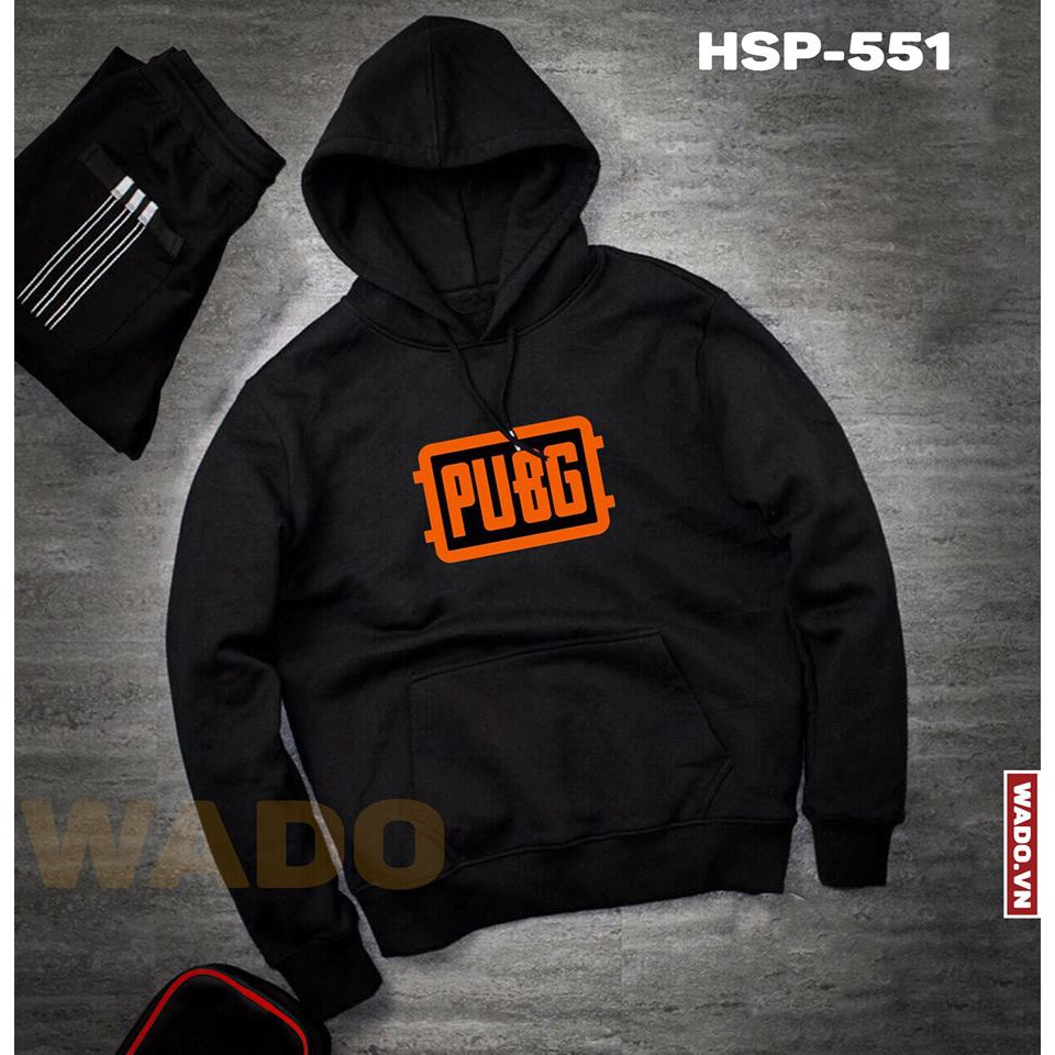áo hoodie PUBG unisex chất liệu nỉ bông mã hsp551