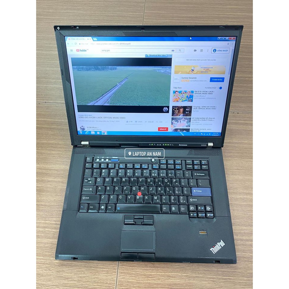 Laptop Lenovo ThinkPad Workstation W500