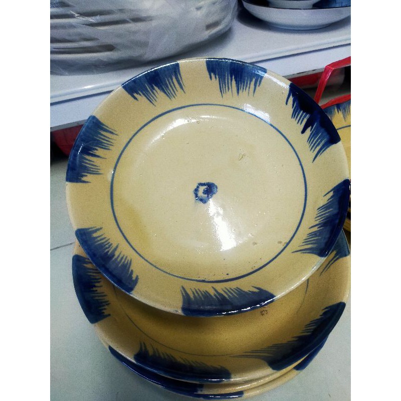 <Video SP> Đĩa Đá Hoa Văn Cổ Lòng Sâu 20*4,5cm