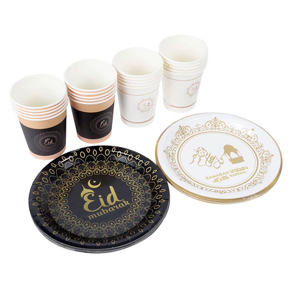 Set 10 Cốc Giấy Phong Cách Hồi Giáo Dùng 1 Lần