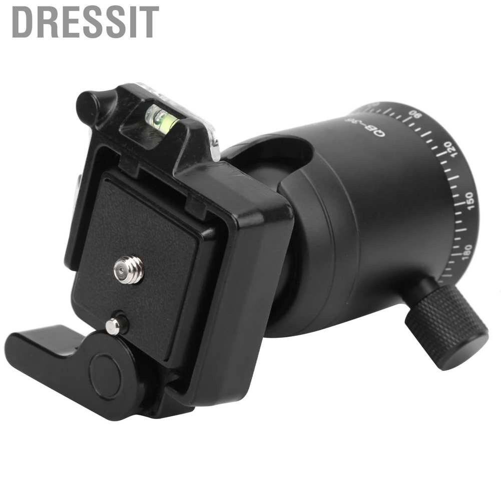 Dressit QB‑36 Ball Head Camera Stand Photo Tripod 360° Rotator Panoramic Shooting