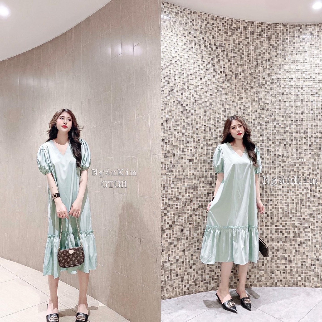 VÁY MAXI ĐUÔI CÁ CỔ TIM | BigBuy360 - bigbuy360.vn