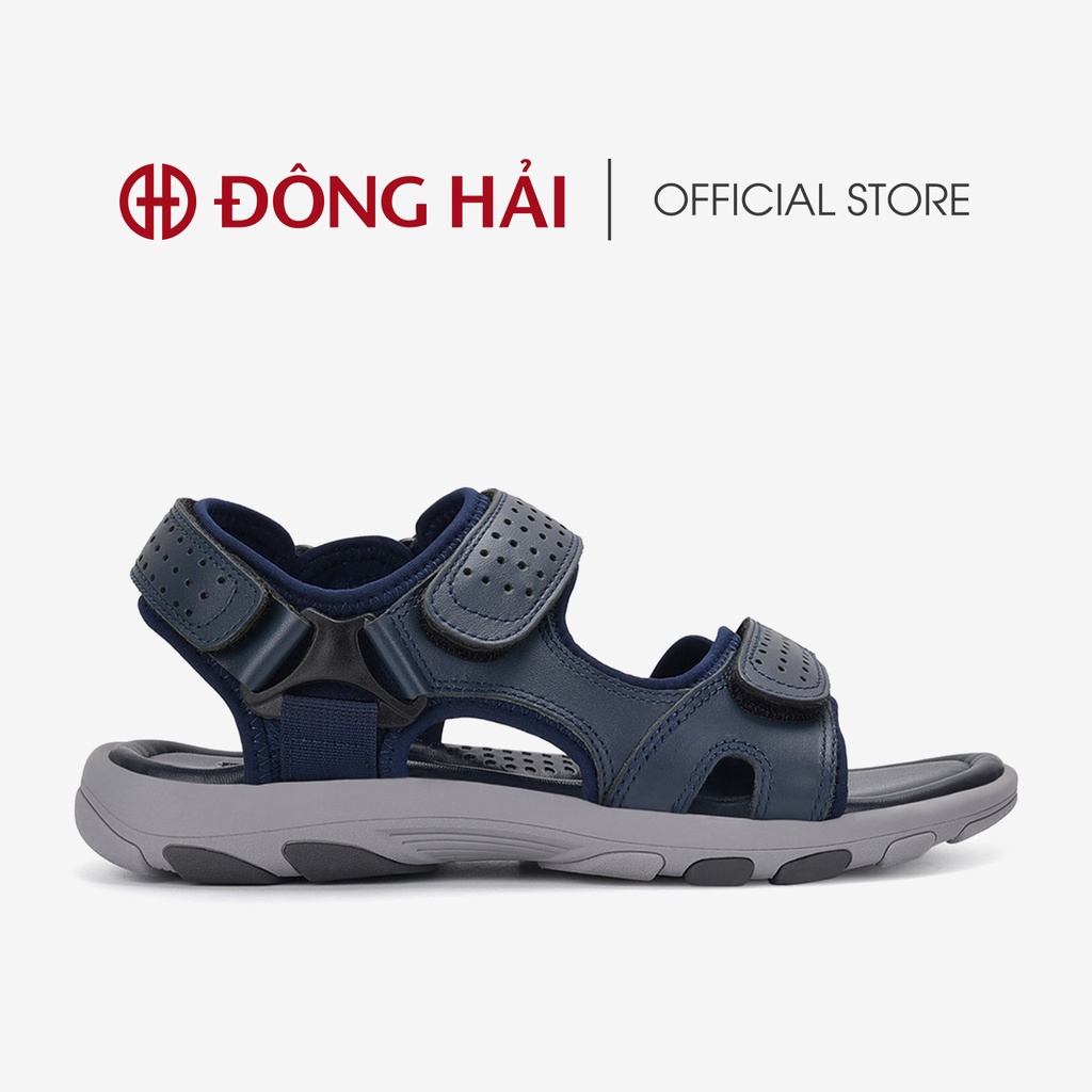 Sandal nam da bò Đông Hải quai ngang điều chỉnh quai hậu - S3217