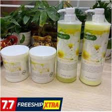 Bộ chăm sóc da Hoa Cúc 4 chai dùng cho spa