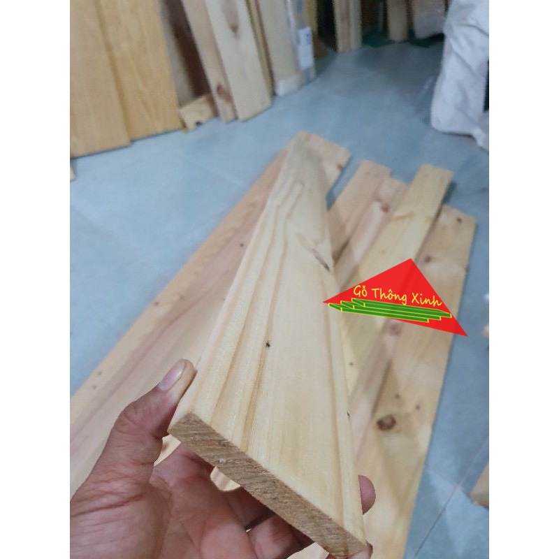 Bó 5 thanh gỗ thông pallet 1m2 rộng 9.4cm dày 1.4cm đã bào láng đẹp 4 mặt đều cạnh phù hợp trang trí, đóng vật dụng, DIY