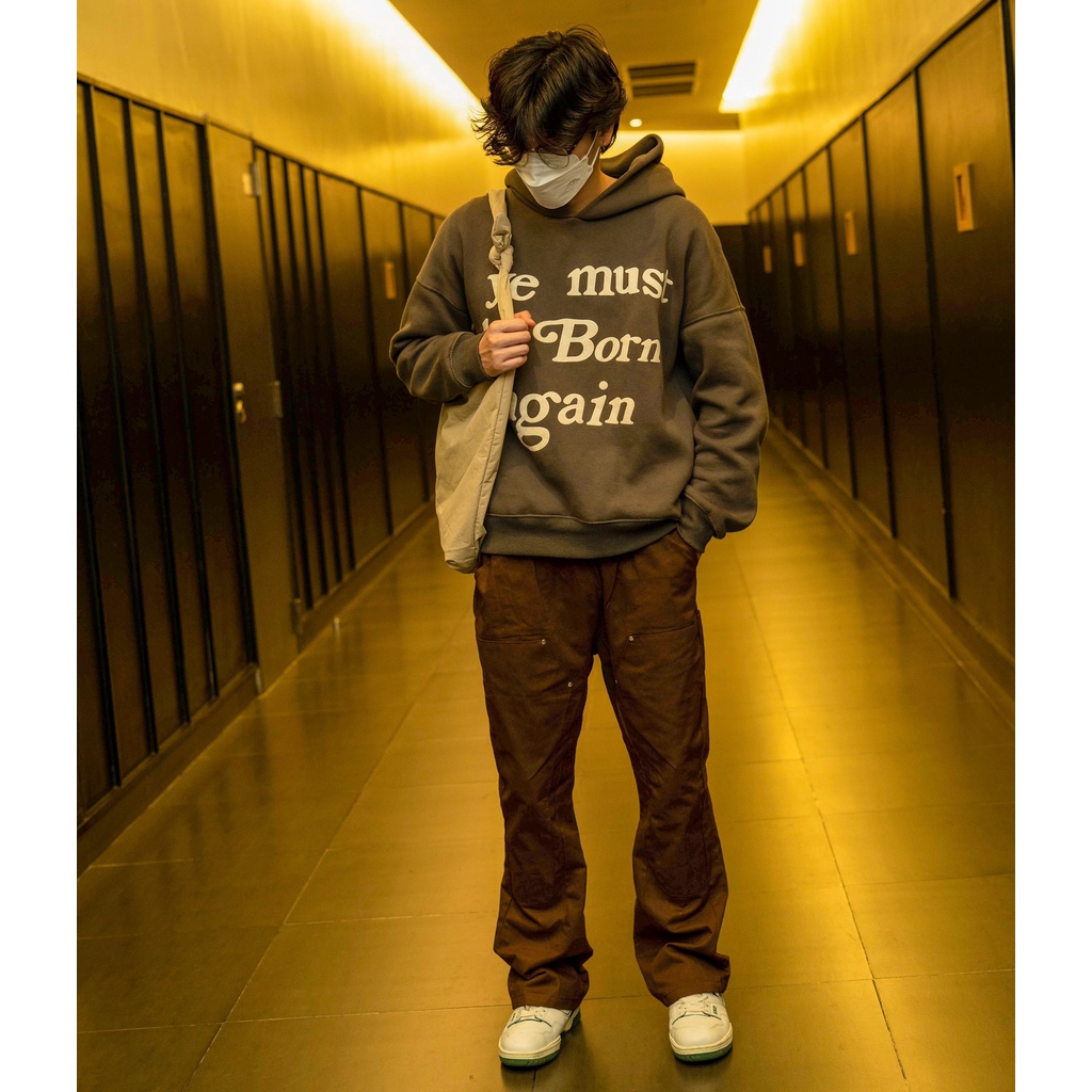 Quần Double Knee Kaki, Khoá Kéo PLAYAZ