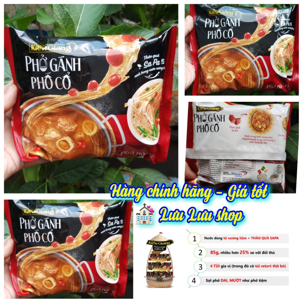 Phở Gánh phố cổ Kiều Giang / phở Thìn hương vị bò gói