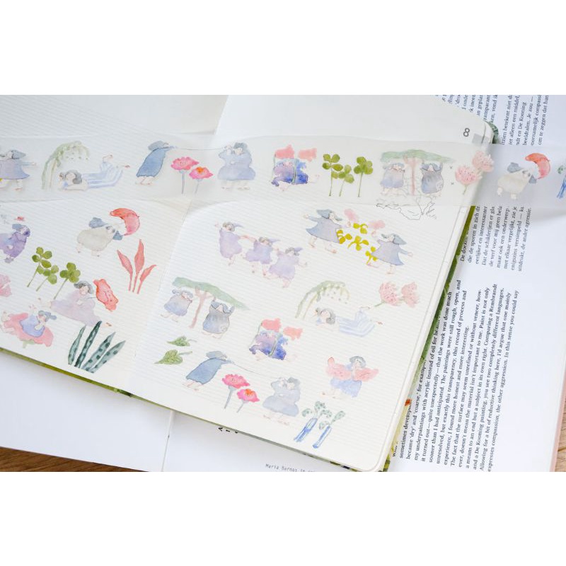 Krisna.room ♡ Hãng Dodolulu- 1 chu kì 80cm cuộn băng dán hình Memories