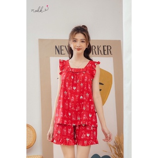 NOHK _ Bộ mặc nhà chất lanh lụa siêu mát. Size S M L