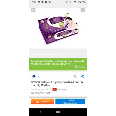 Viên uống Collagen Sâm tố nữ cần tây