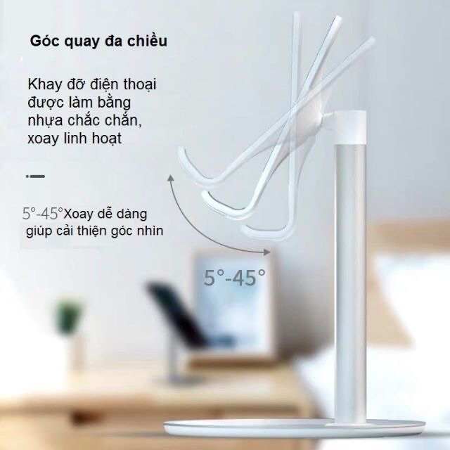Giá đỡ điện thoại, máy tính bảng đế tròn tiện dụng