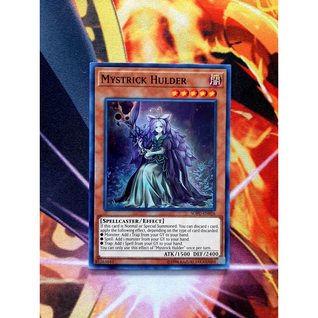 THẺ BÀI YUGIOH TCG Mystrick Hulder - SOFU-EN026 - Super Rare 1st Edition