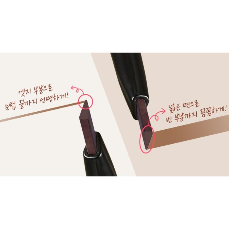 Chì kẻ mày chống trôi trang điểm chân mày lông mày The Face Shop fmgt Brow Lasting Proof Pencil Ex 0.2g