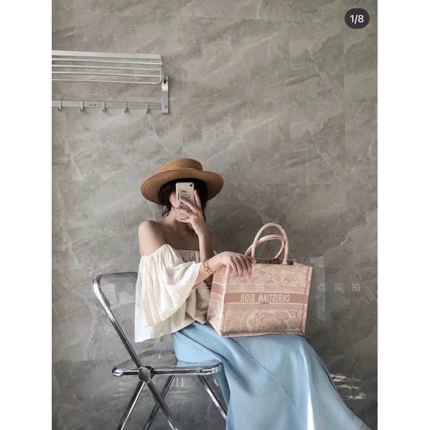 Set túi thổ cẩm màu hường cực xinh