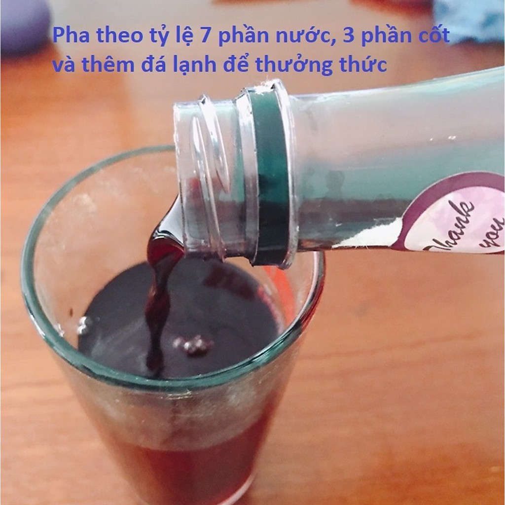 [DATE LUÔN MỚI] Nước cốt hoa Atiso đỏ BerryLand - Dung tích 500ml - Nước giải khát vị chua ngọt tự nhiên