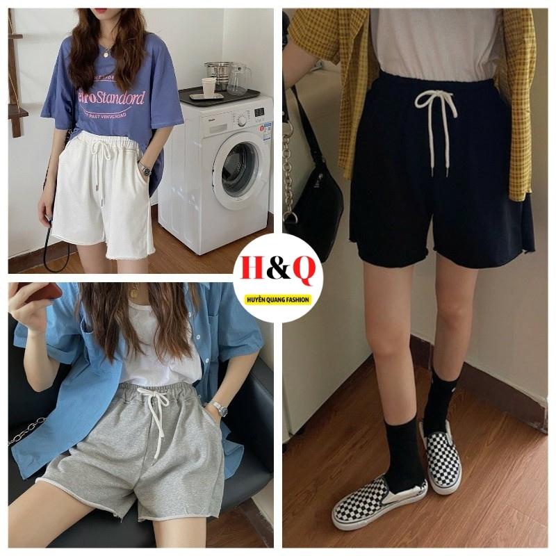 Quần Short Đùi Nam Nữ BUỘC DÂY BASIC Unisex - Huyền Quang