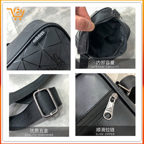 Túi đeo chéo phong cách Adidas 18*22*6cm cao cấp thời trang