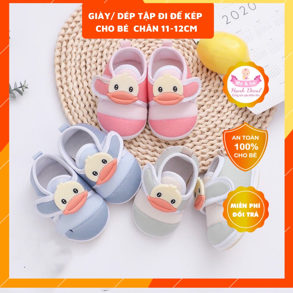 Giày/dép tập đi đế kép có chống trượt cho bé yêu