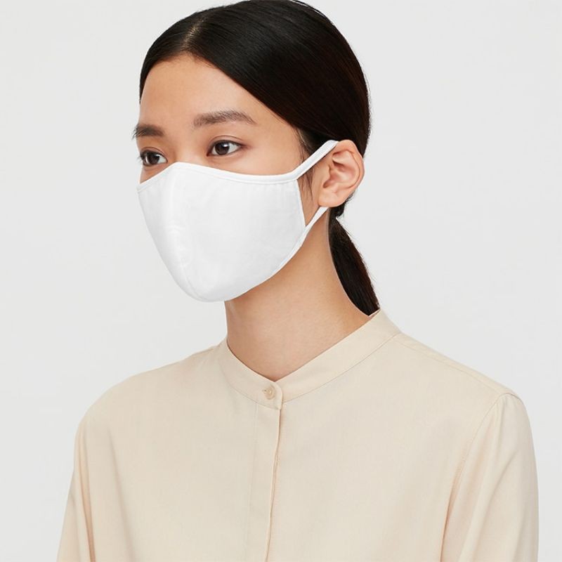 (hàng Mới Về) Khẩu Trang Uniqlo Airism 3 Ply Có Thể Giặt Sạch