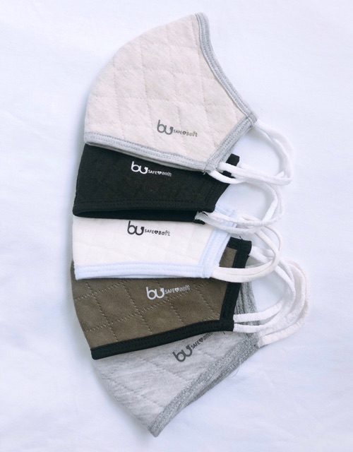 Set 5 khẩu trang kháng khuẩn 4 lớp hãng BU cho người lớn! | BigBuy360 - bigbuy360.vn