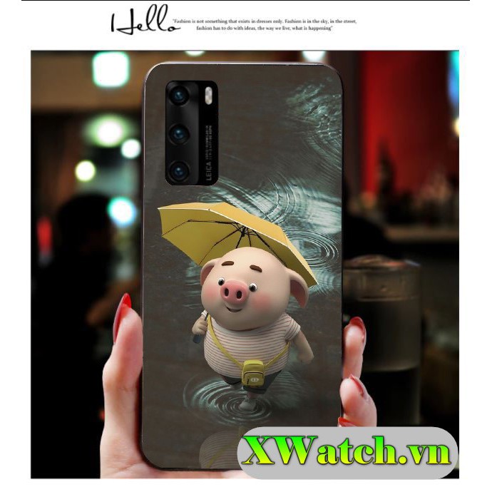 Ốp silicon Oppo A15 A15s Reno 5 Reno 4 A52 / A92 A53 A93 A1k A3s A5s F5 F7 F9  in hình Heo P1