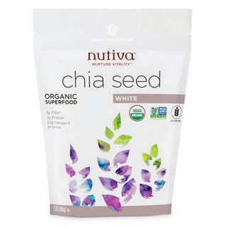 Hạt chia mỹ Nutiva 340g White