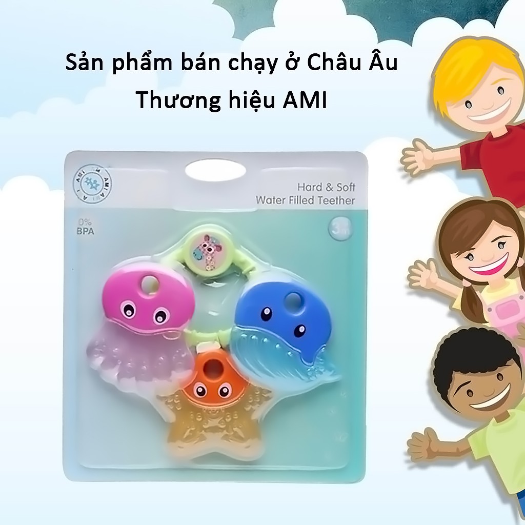 Gặm nướu cho bé AMI hình sinh vật biển hàng nội địa Thái Lan AM33108