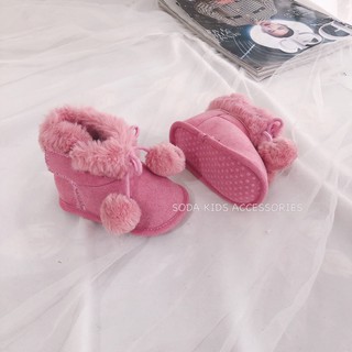 Boot lót lông cục bông (Ảnh thật)