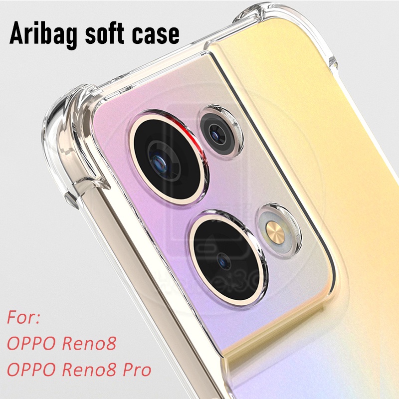 Ốp Điện Thoại TPU Mềm Trong Suốt Có Túi Khí Bảo Vệ Cho OPPO Reno 8 Reno8 Pro 5G