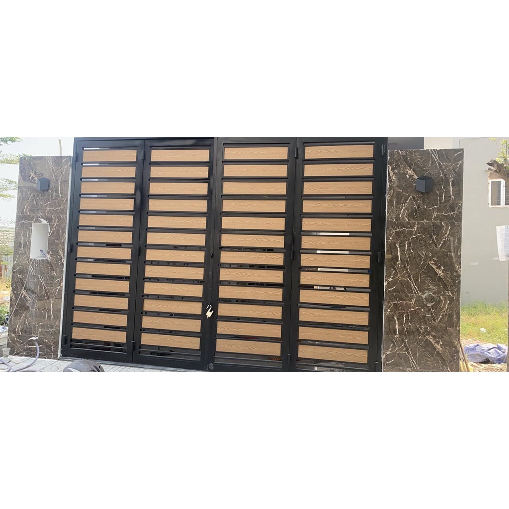 Thanh đa năng bản lớn 140x10x2200mm, chất liệu composite, dành cho ngoài trời, sân vườn, vận chuyển cắt làm đôi