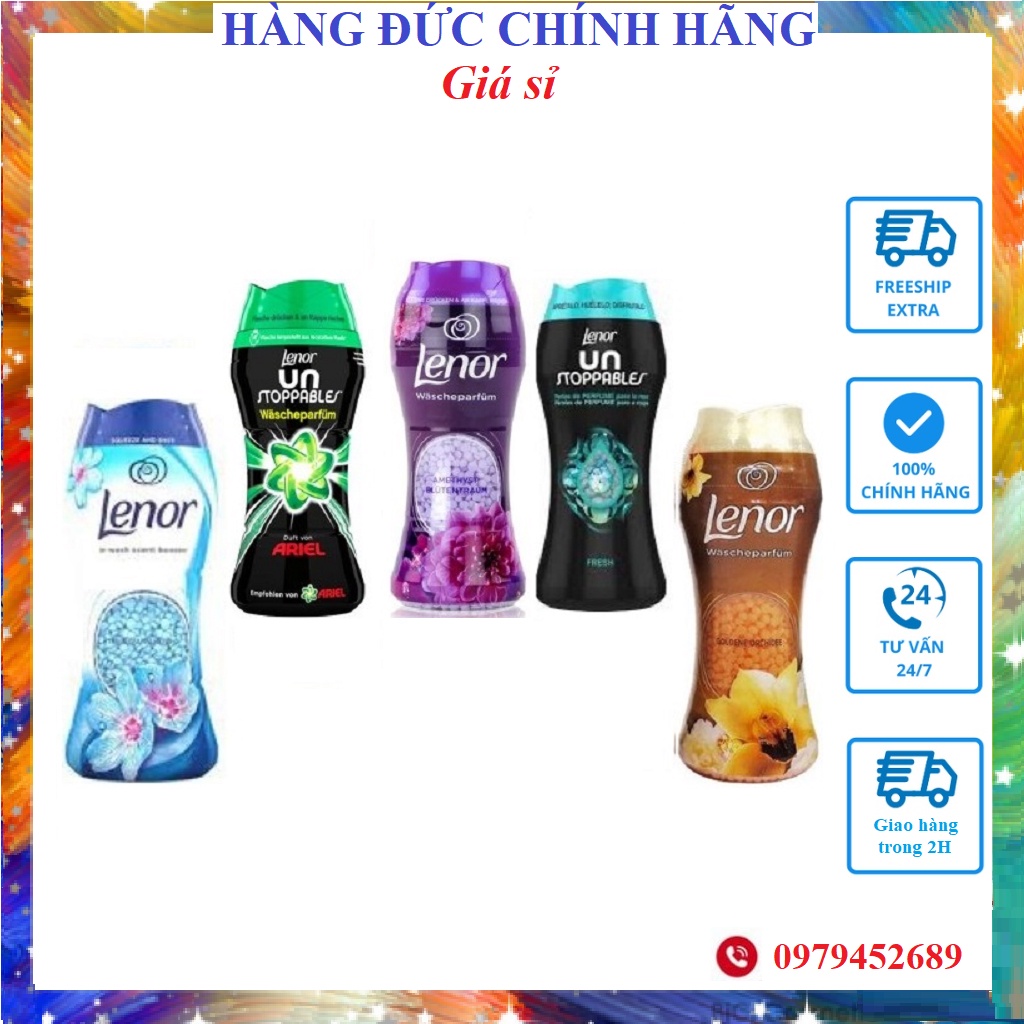 [Nhập Khẩu 100%] VIÊN XẢ VẢI KHÔ LENOR HƯƠNG NƯỚC HOA 210G Đức