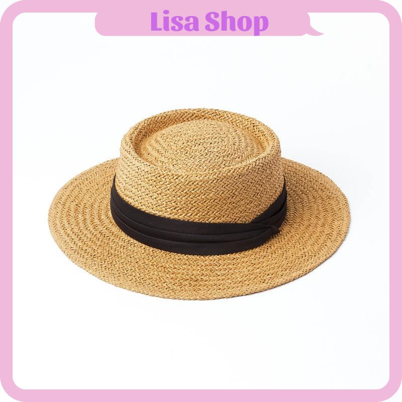 [HÀNG CAO CẤP LOẠI 1] Mũ Cói, Nón Cói rộng vành đi biển đóng hộp to không mất form Lisa, M39