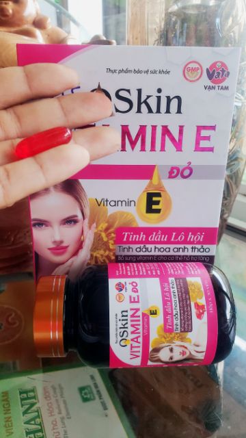 Viatamin  E Đỏ 400UI Vạn Tam Tăng Cường Nội Tiết Tố,Làm Đẹp Da | Thế Giới Skin Care